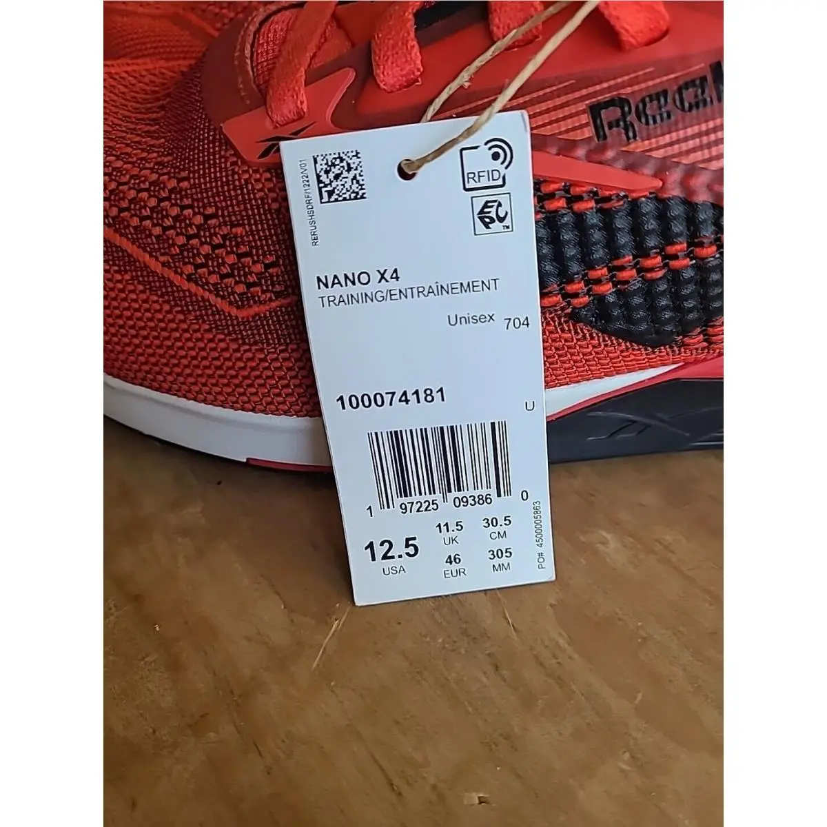 Reebok shoes - Reebok Nano X4 - Nano - Red 1