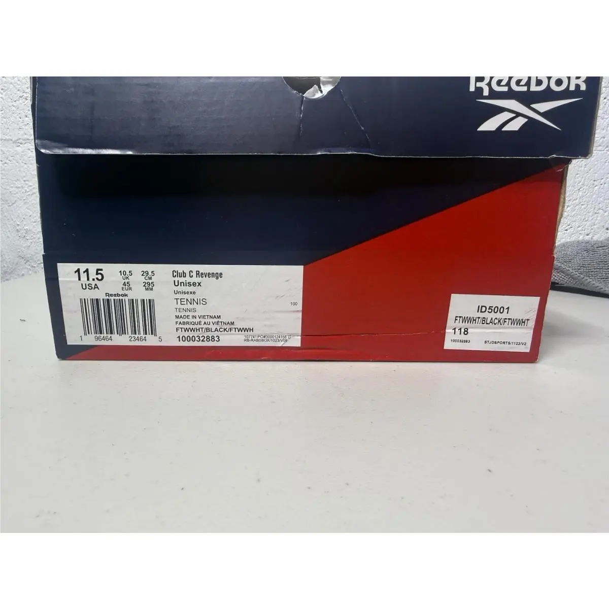 Reebok shoes - Reebok Club C Revenge - Club Revenge - 100032883 - White (UPC: 196464234669) 6