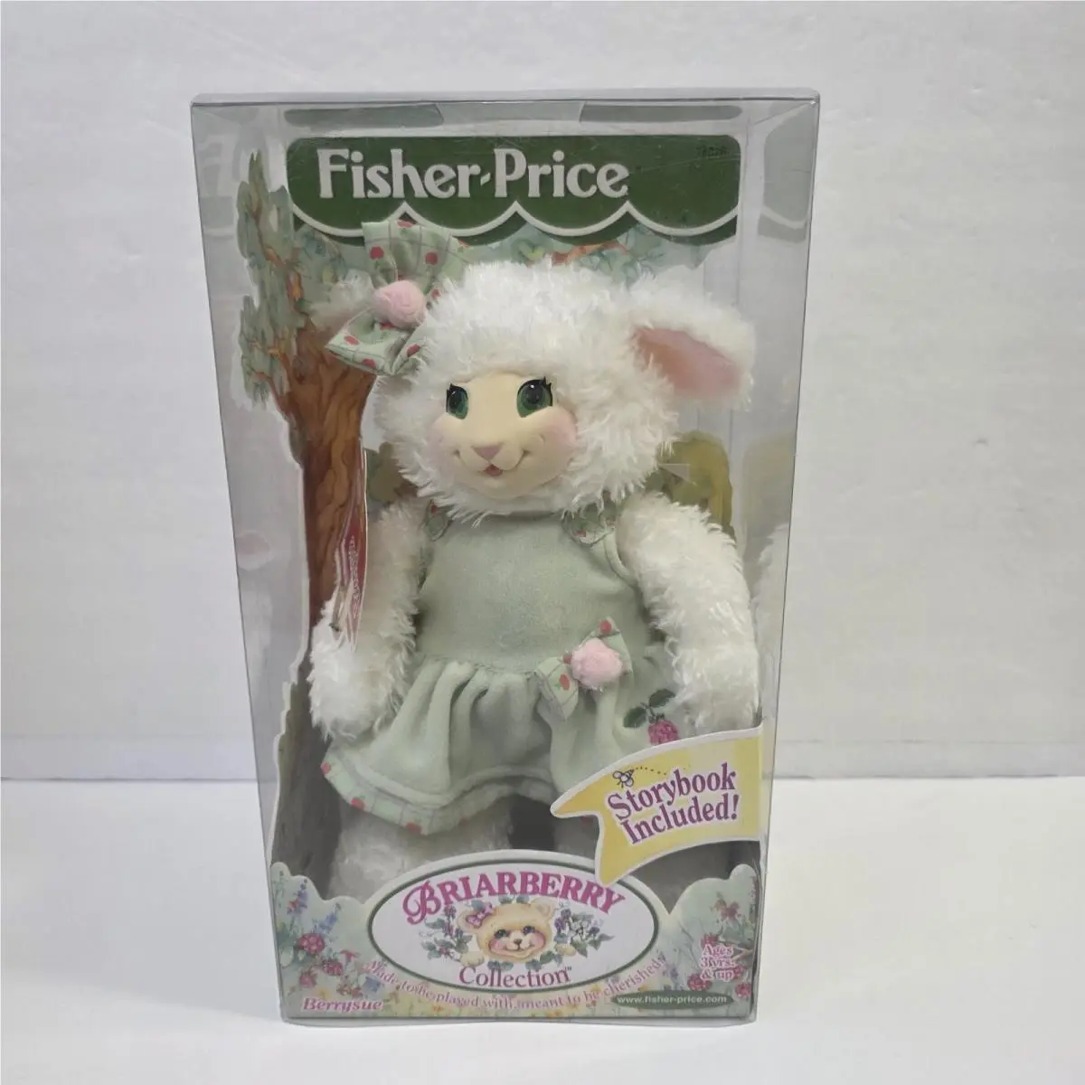 Vintage 1999 Fisher Price Briarberry Collection Berrysue Lamb Plush Doll