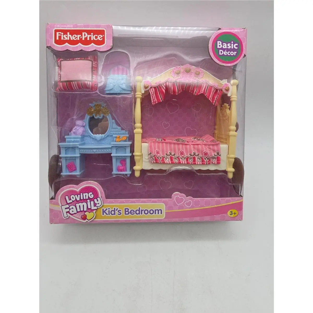 Fisher Price Loving Family Kids Bedroom Decor Set Nos Dollhouse CT