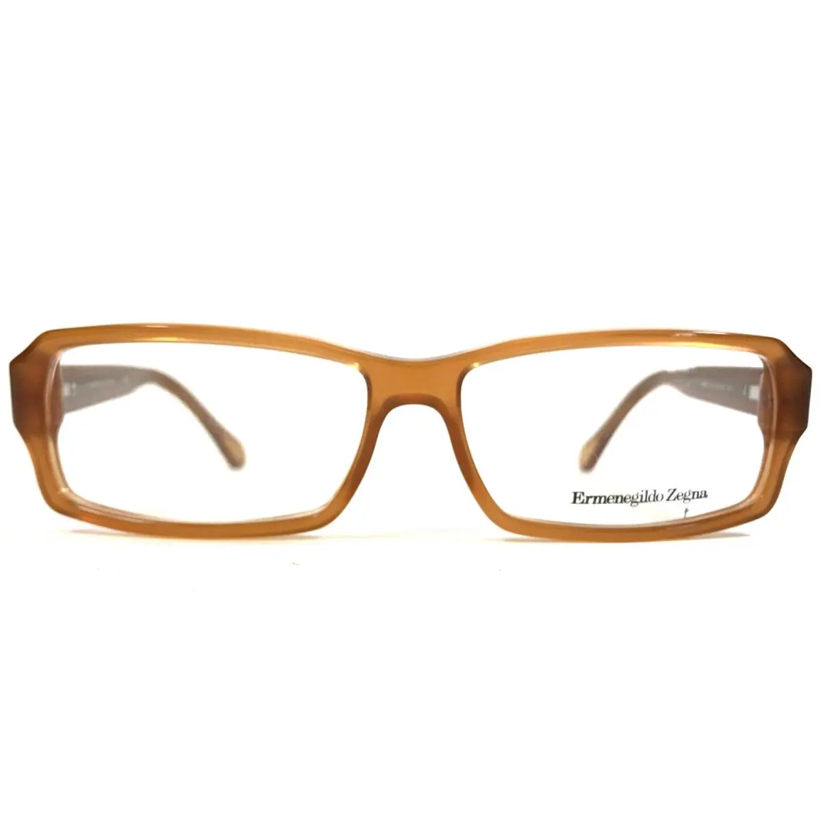 Eyeglasses Frames VZ 3556 COL.0T91 Clear Brown 56-14-145 by Ermenegildo Zegna