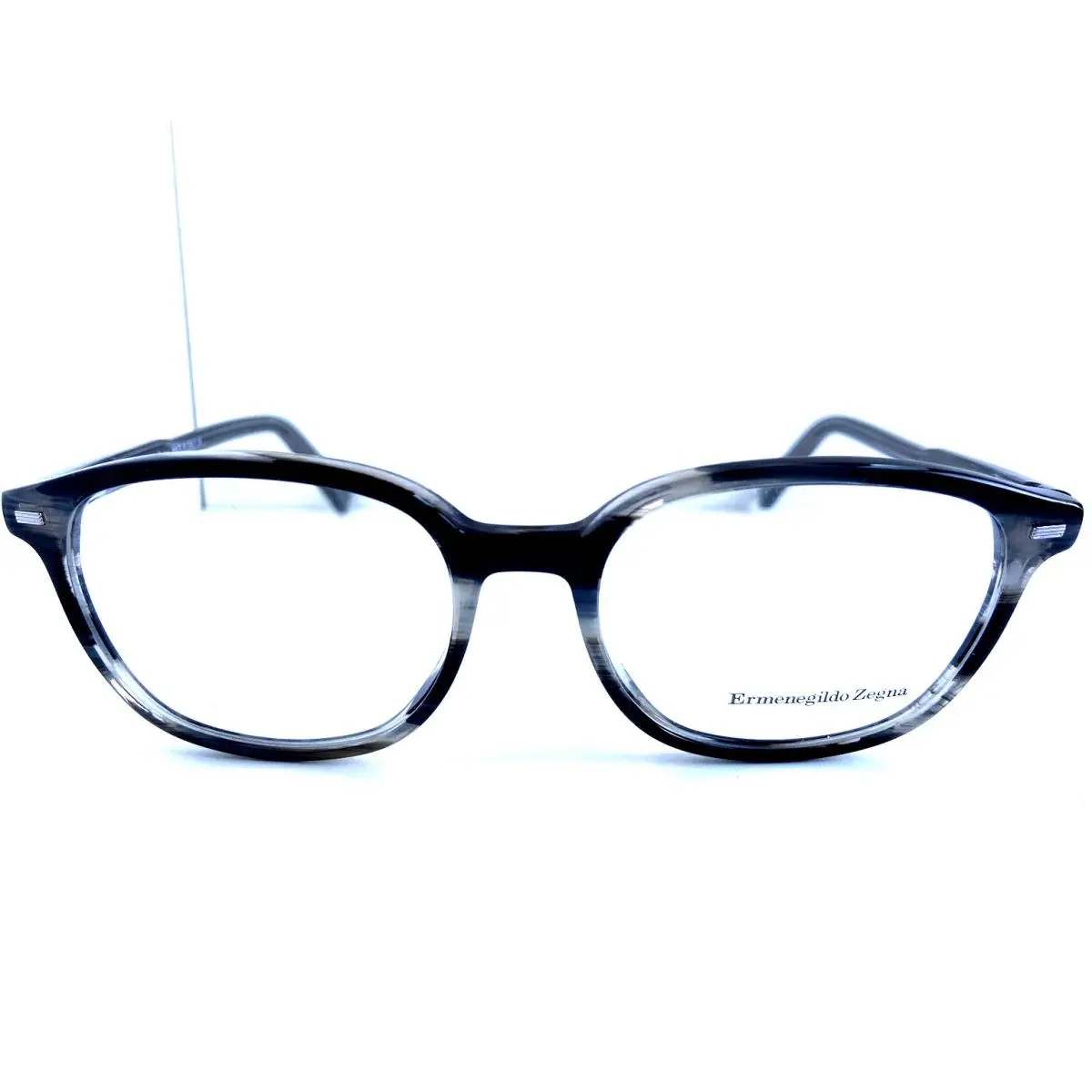 EZ 5007 064 Gray Round 51mm Men`s Eyeglasses 51-17-145 by Ermenegildo Zegna
