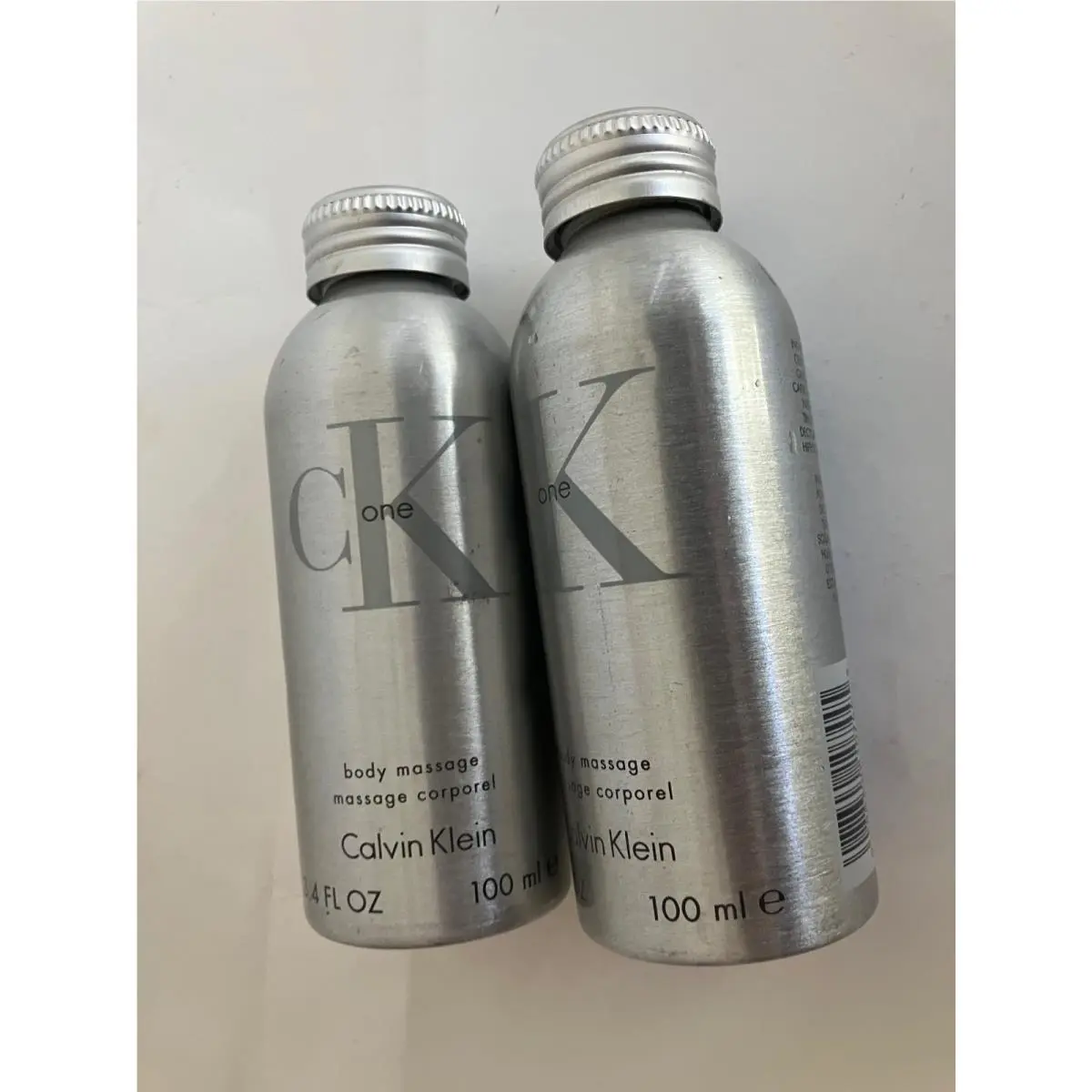 Calvin Klein 2 Pcs of CK One Body Massage 3.4oz in Oil Form For Unisex
