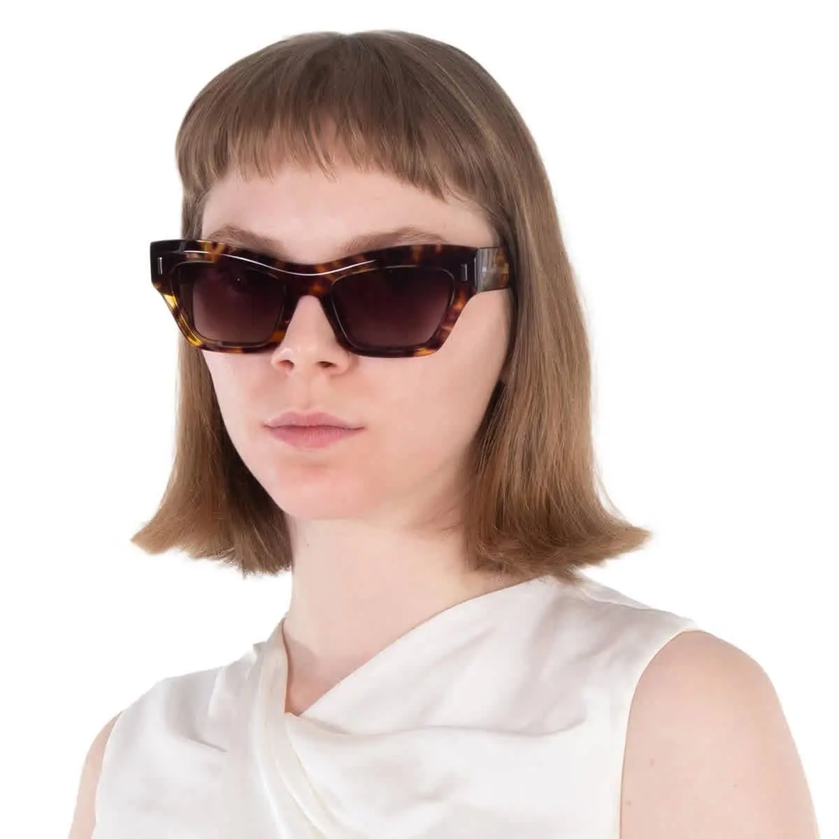 Purple Cat Eye Ladies Sunglasses CK23503S 528 54 CK23503S 528 54 by Calvin Klein