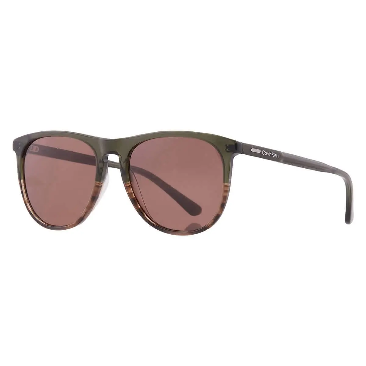 Green Oval Men`s Sunglasses CK24508S 303 55 CK24508S 303 55 by Calvin Klein