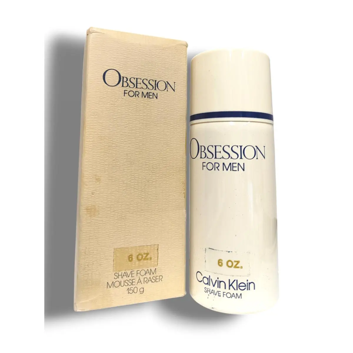 Obsession BY Calvin Klein 6 OZ Shave Foam Mousse A Raser Rare