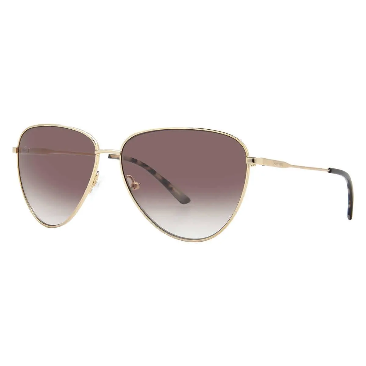 Calvin Klein Brown Pink Gradient Cat Eye Ladies Sunglasses CK19103SG 717 58