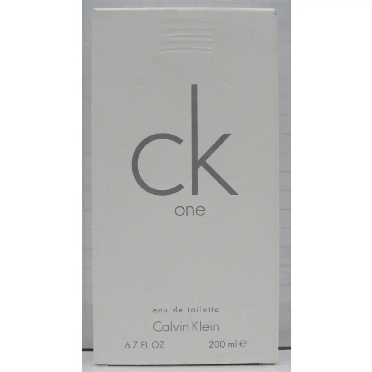CK One by Calvin Klein 6.7OZ./200ml Eau de Toilette