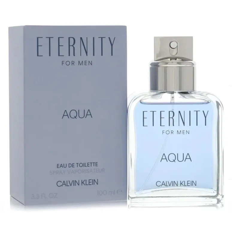 Eternity Aqua Cologne By Calvin Klein For Men 3.4 Oz Eau De Toilette Spray