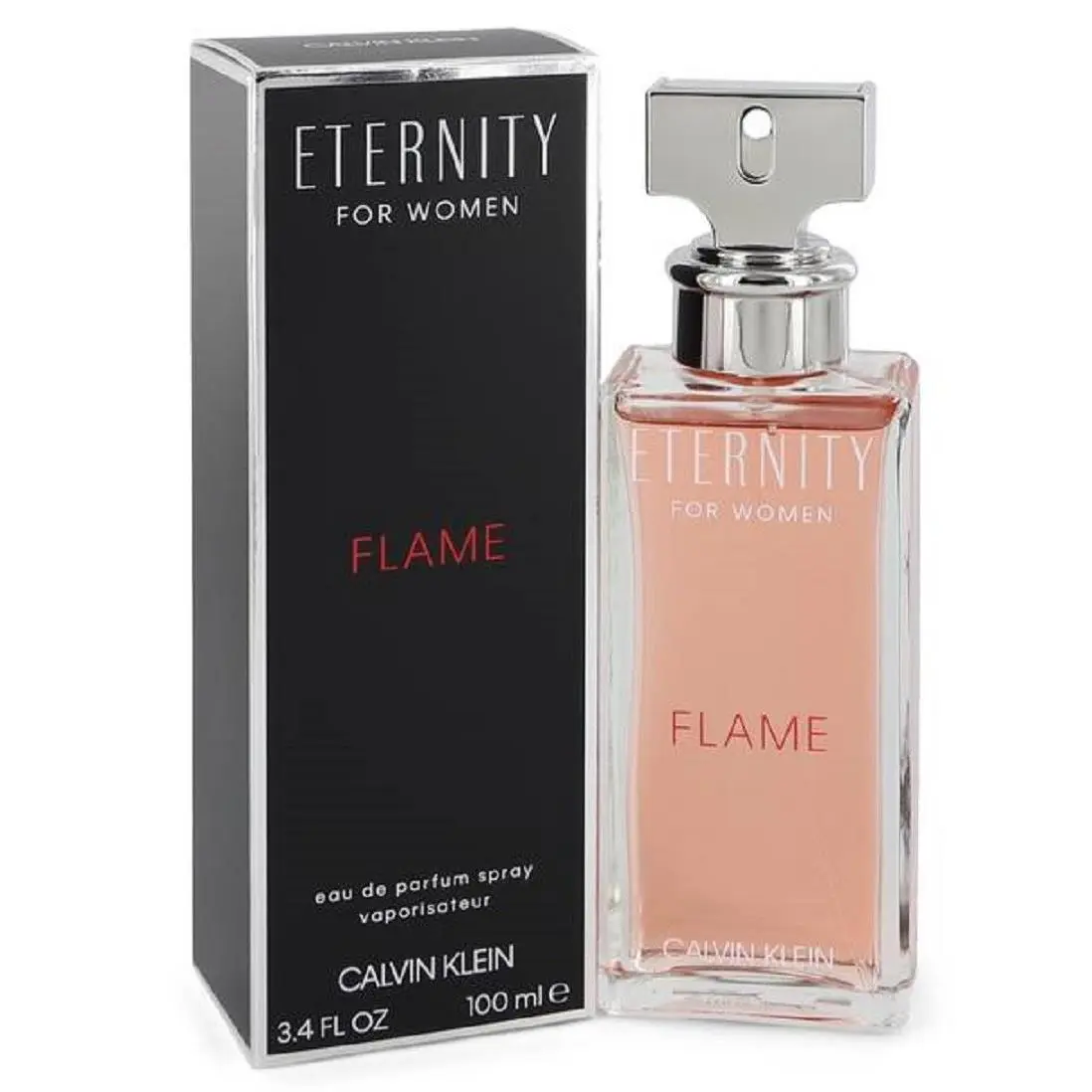 Eternity Flame Calvin Klein 3.4 oz / 100 ml Eau de Parfum Edp Women Perfume