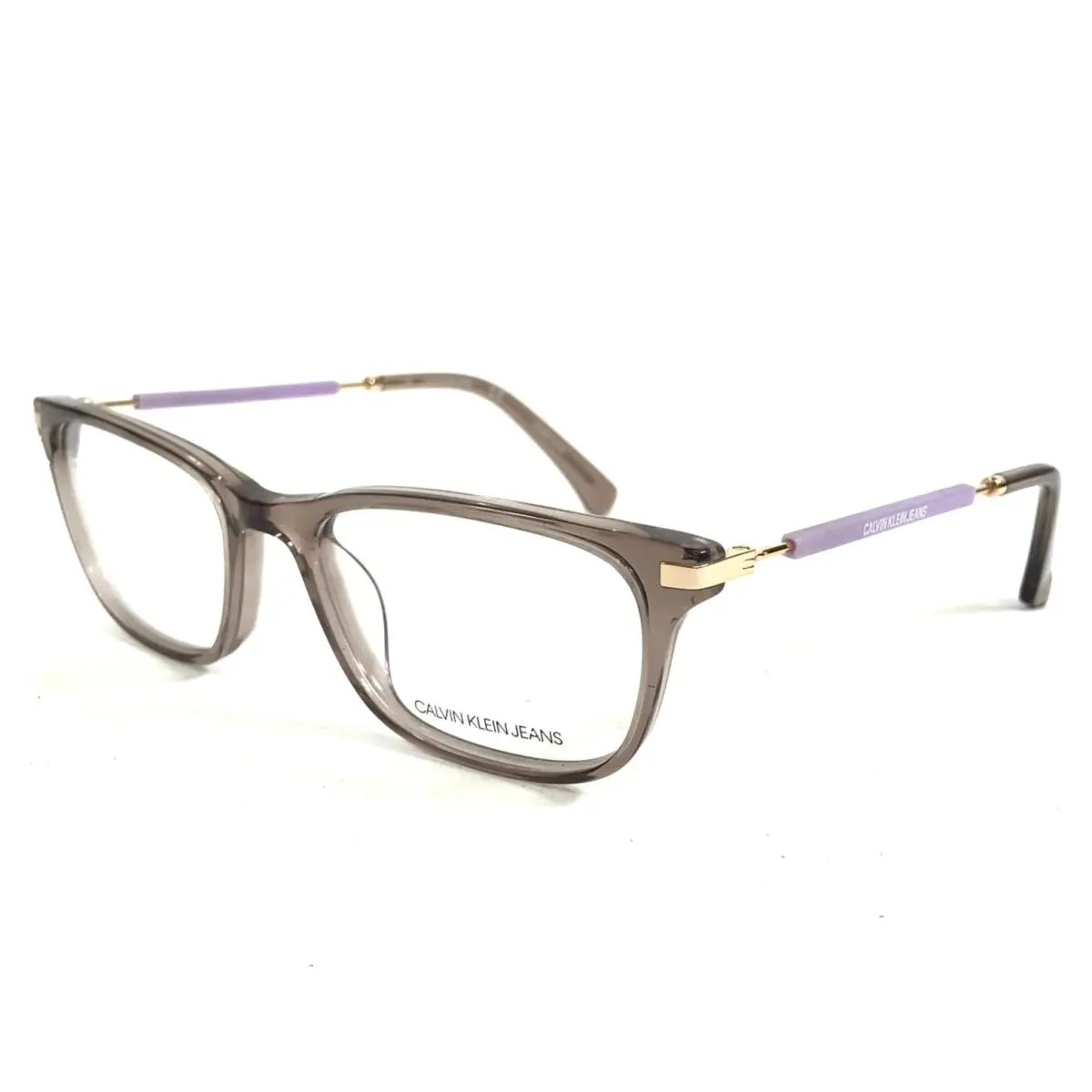 Calvin Klein Jeans Eyeglasses Frame CKJ18705 273 Crystal Taupe Cat Eye 51-17-135