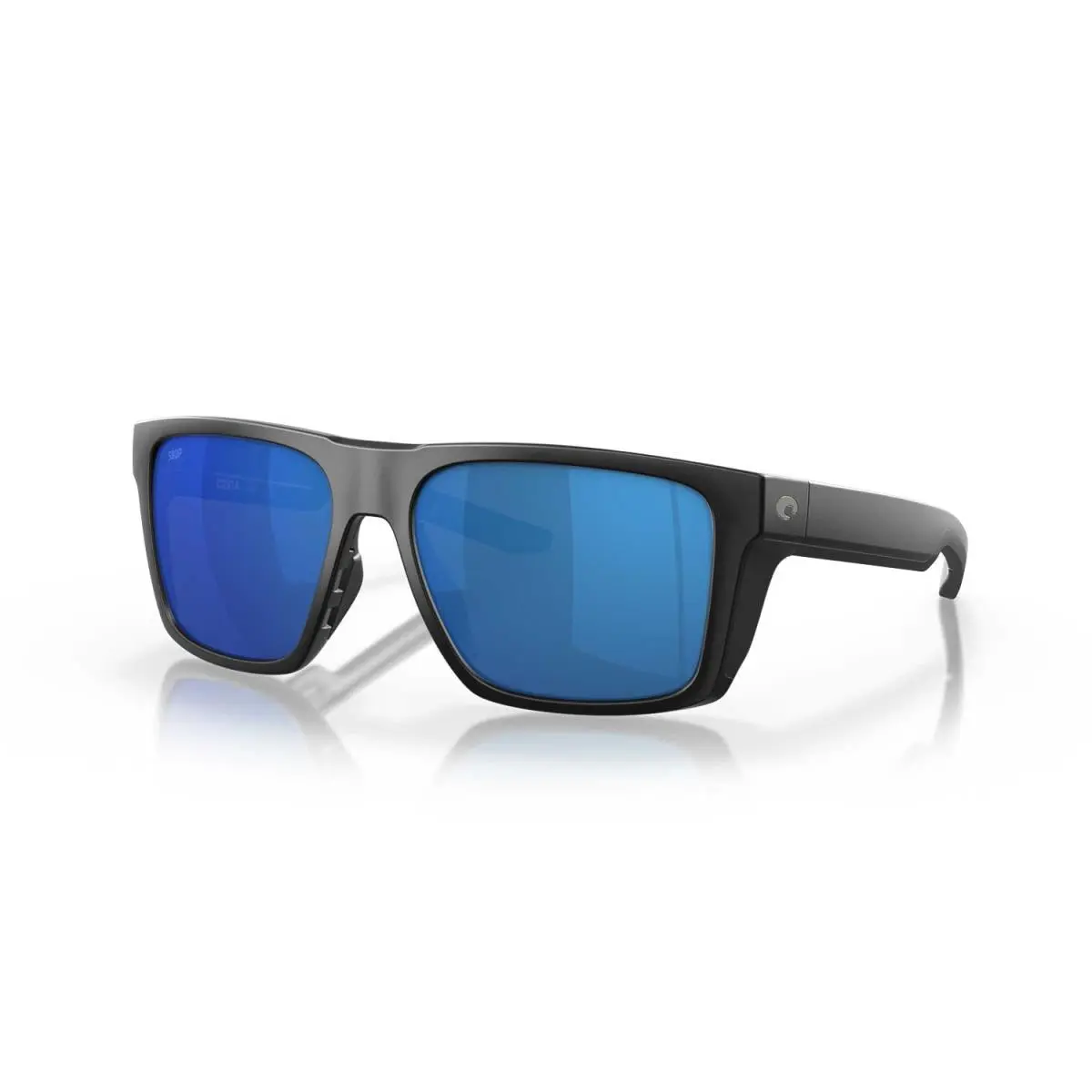 Costa Sunglasses Lido - Black Frame W/ Blue Mirror Lens