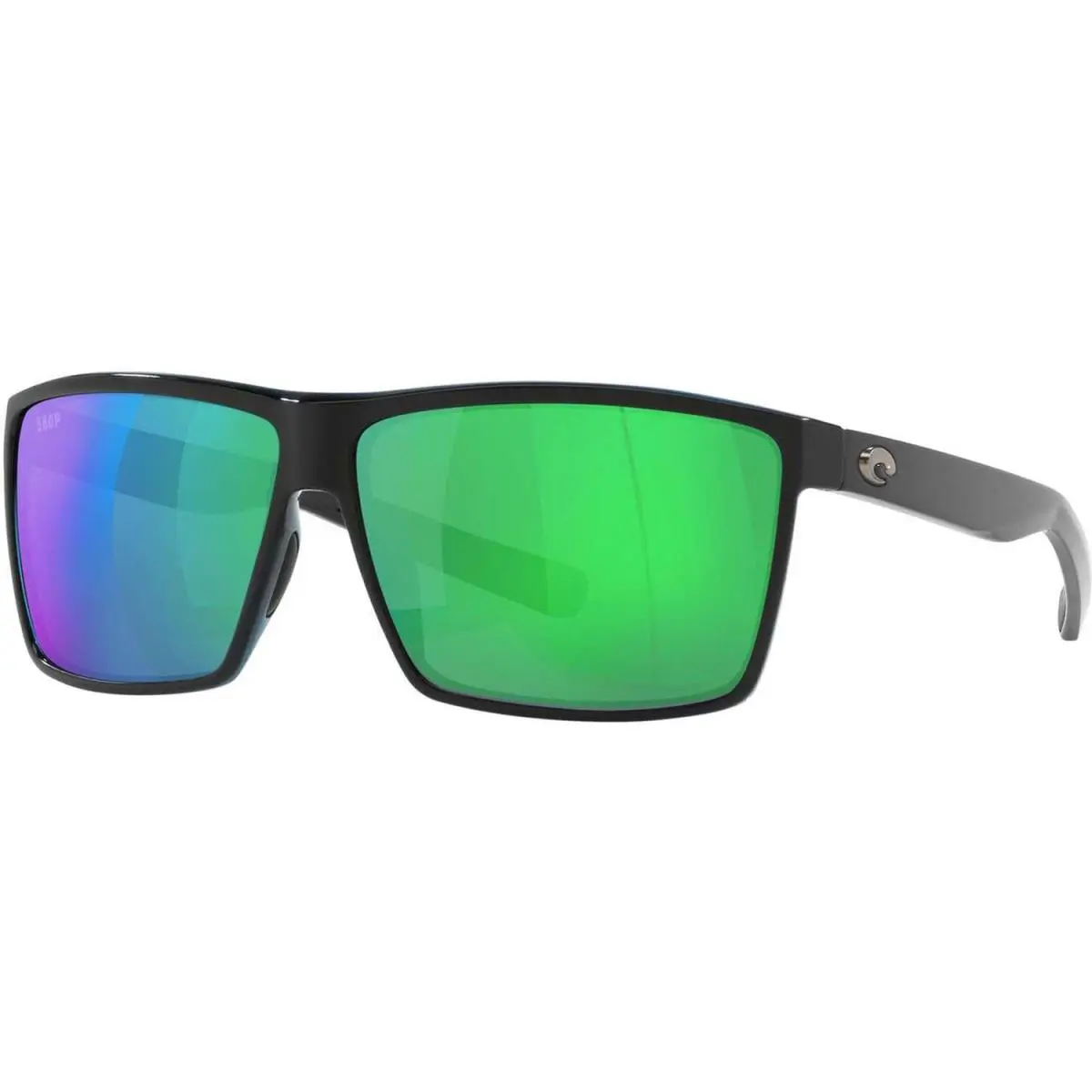 Costa Sunglasses Rincon - Matte Black Frame - Green Mirror Lens - Black, Frame: Costa Sunglasses Rincon - Matte Black Frame - Green Mirror Lens