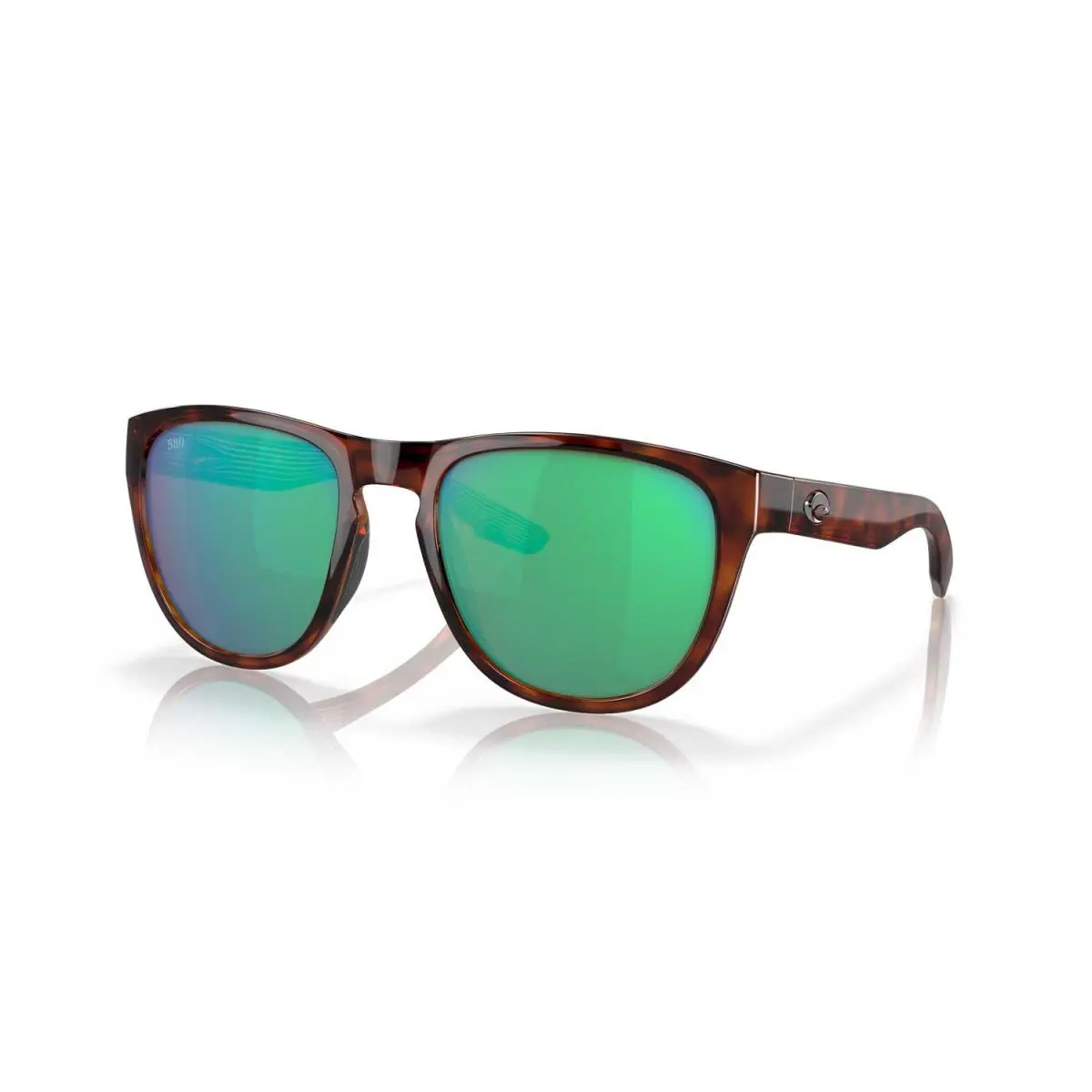 Costa Sunglasses Irie - Tortoise Frame W/ Green Mirror Lens