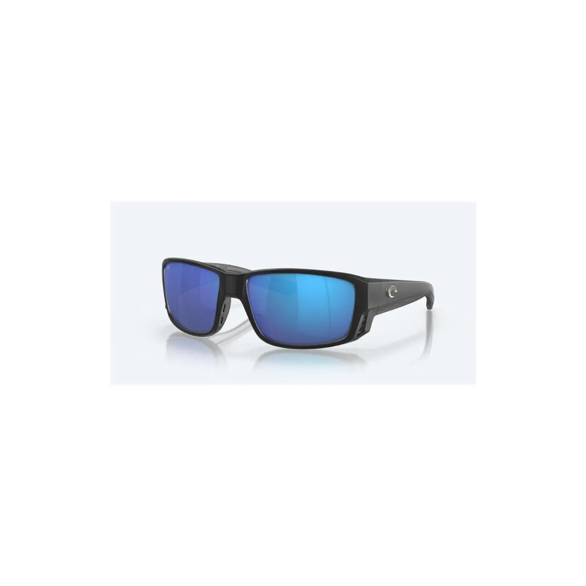 Costa Sunglasses Tuna Alley - Black Frame W/ Blue Mirror Lens