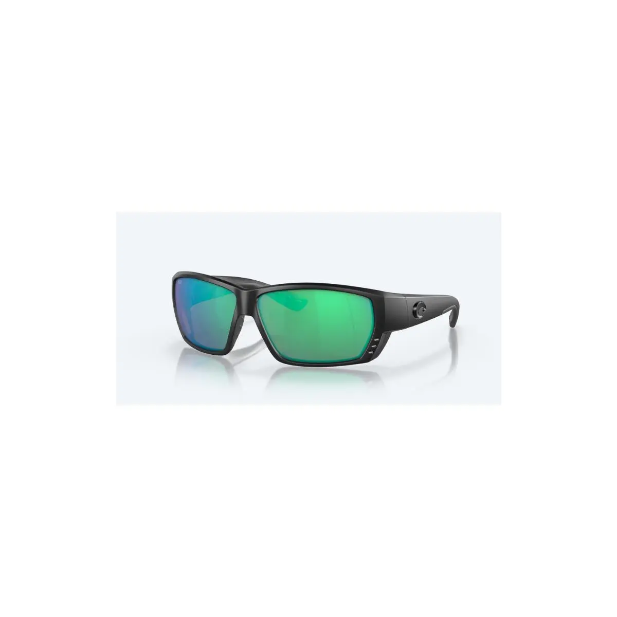 Costa Sunglasses Tuna Alley - Black Frame w Green Mirror Lens