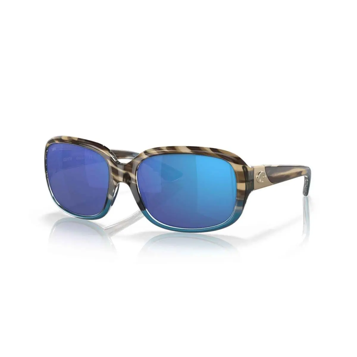 Costa Sunglasses Gannet - Shinny Wahoo Frame w Blue Mirror Lens