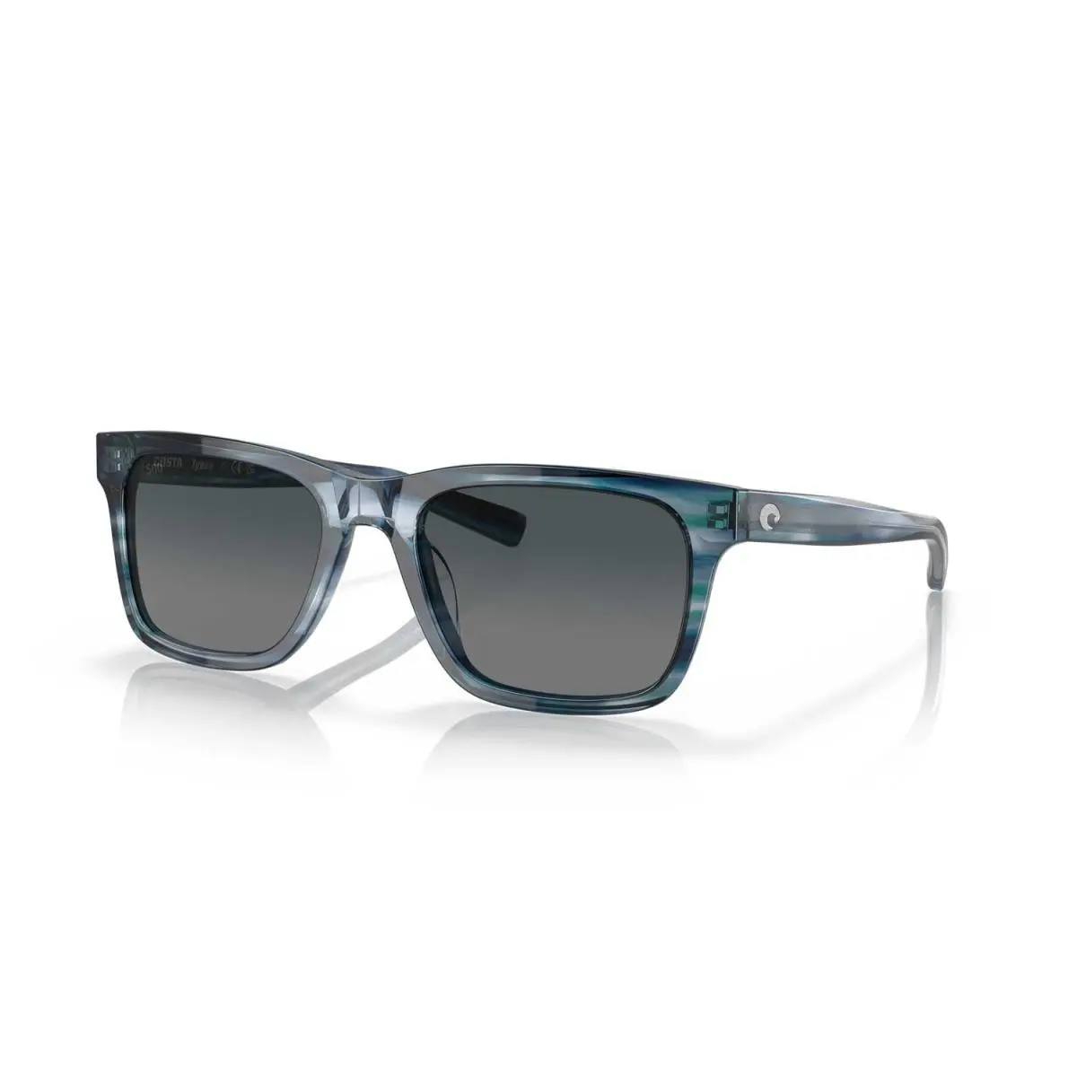 Costa Typee Polarized Sunglasses - Ocean Currents Frame / Gray Gradient Lens