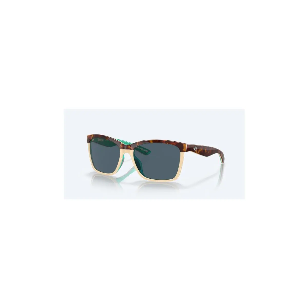 Costa Sunglasses Anaa - Retro Tortoise/cream Mint Frame w Copper Lens