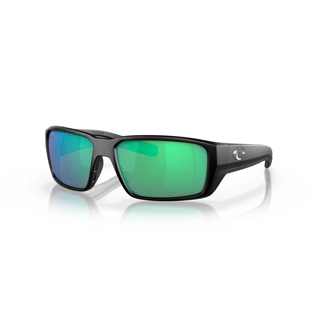 Costa Sunglasses Fantail Pro - Matte Black Frame W/ Green Mirror Lens