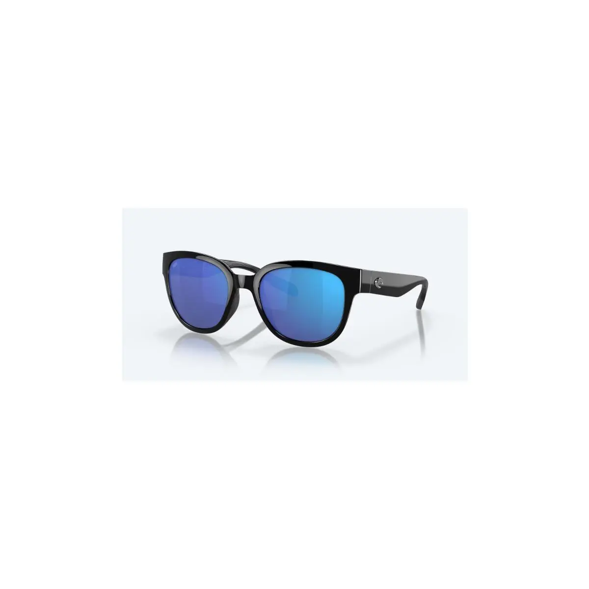 Costa Sunglasses Salina - Black Frame W/ Blue Mirror Lens