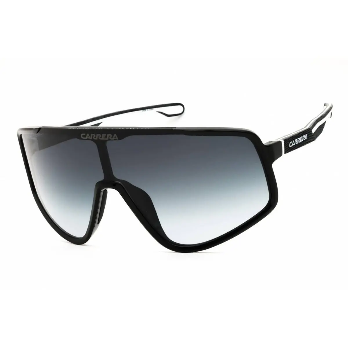 Carrera Men`s Sunglasses Black Acetate Full Rim Shield Frame 4017/S 0807 9O