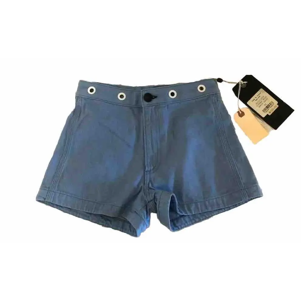 Rag Bone Denim Shorts 23 24 Slim-fit High-rise Shorts Powder Blue -G by Rag & Bone