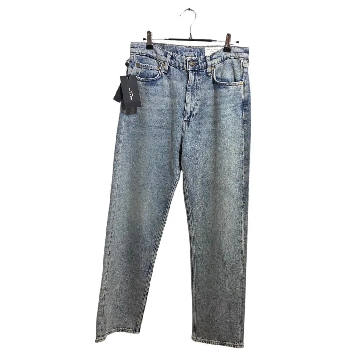 Rag Bone Womens Jeans Amity Blue Size 29 Harlow Mid Rise Ankle Straight Leg