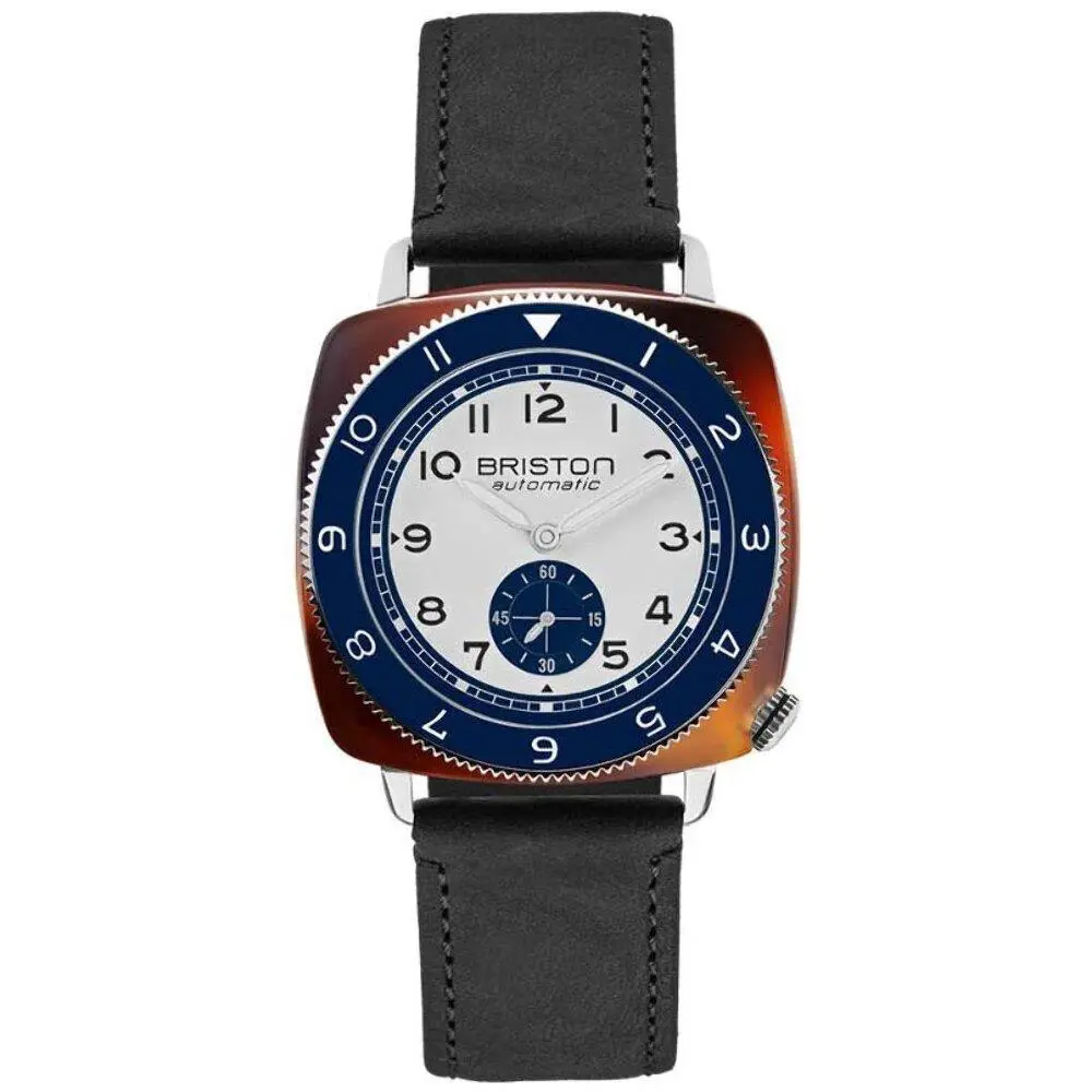 Clubmaster Legend Automatic Small Second Acetate White Unisex Watch - Br by Briston