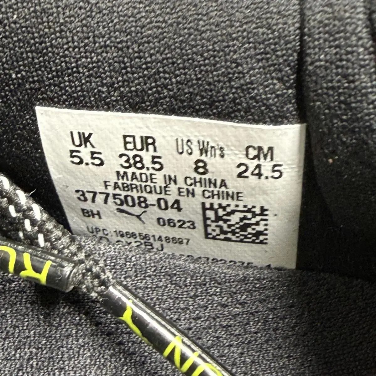 Puma shoes - Velocity Nitro 2 GORE-TEX Black Yellow - 377508-04 - White 10