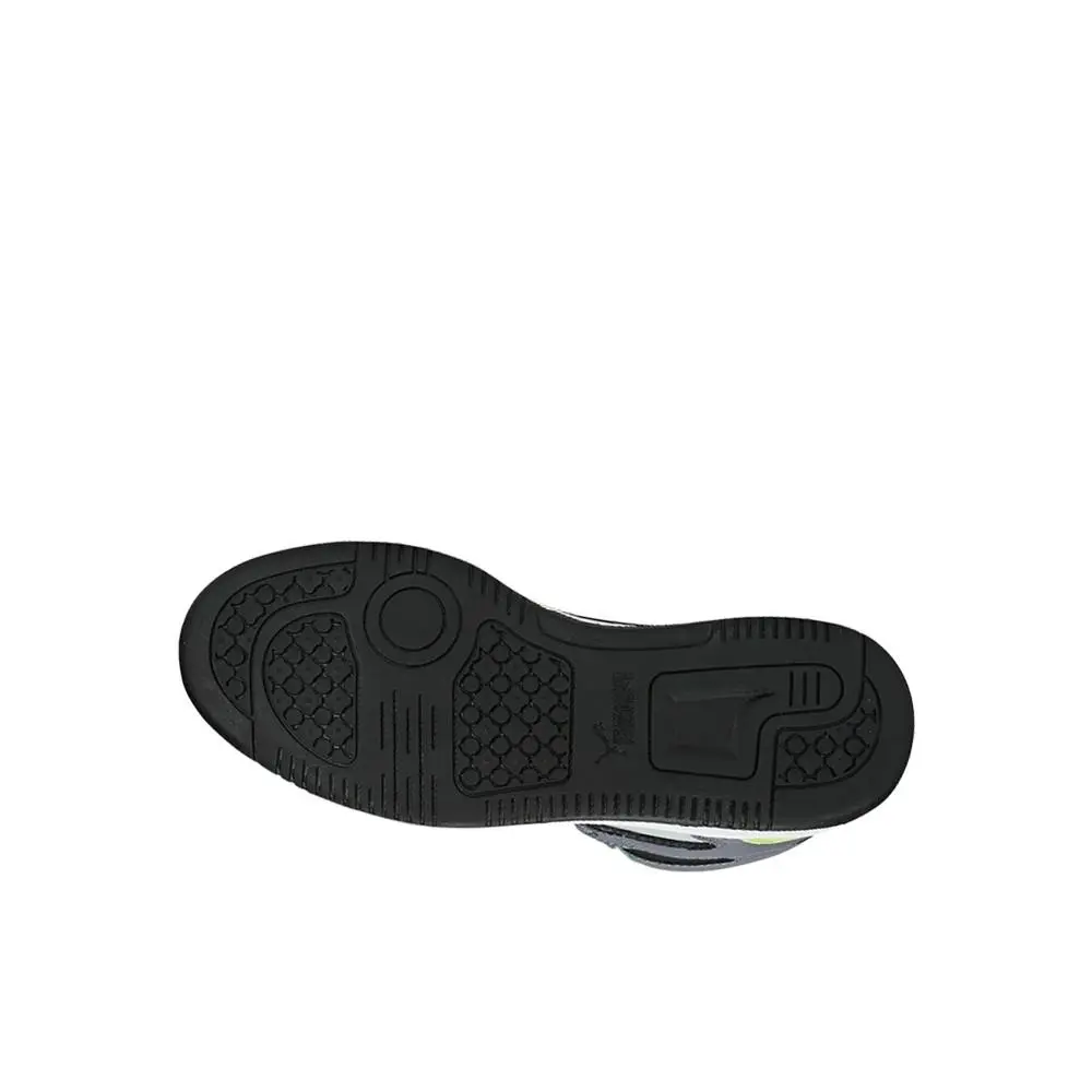 Puma shoes - PUMA Rebound Layup Mid Lace Up  Youth - 37048620 - Black, Grey 3