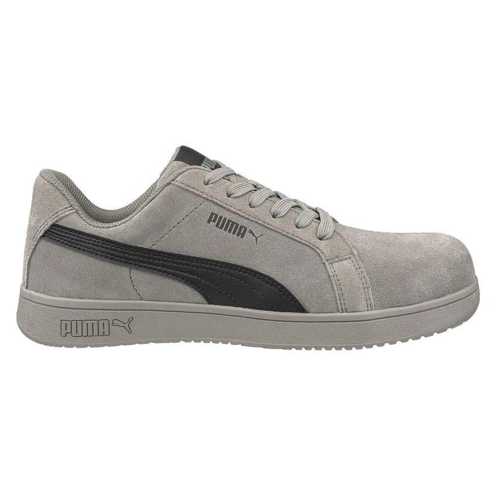 Men`s  Safety Iconic Low Composite Toe EH Safe Work Shoes Boots 572°heat Res Stone by Puma