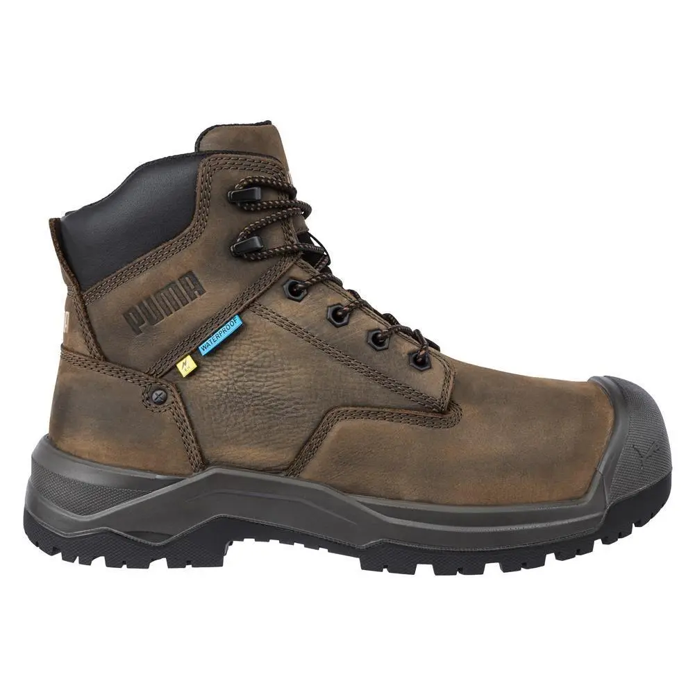 Men`s Puma Safety 6 Granite HD MT Composite Toe Waterproof Work Boots