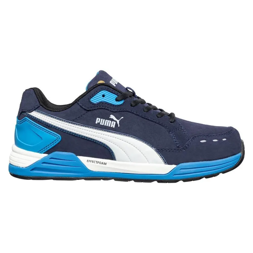 Men`s  Safety Airtwist Low EH Fiberglass Toe Work Boots Shoes Sport Sneakers Navy / White by Puma