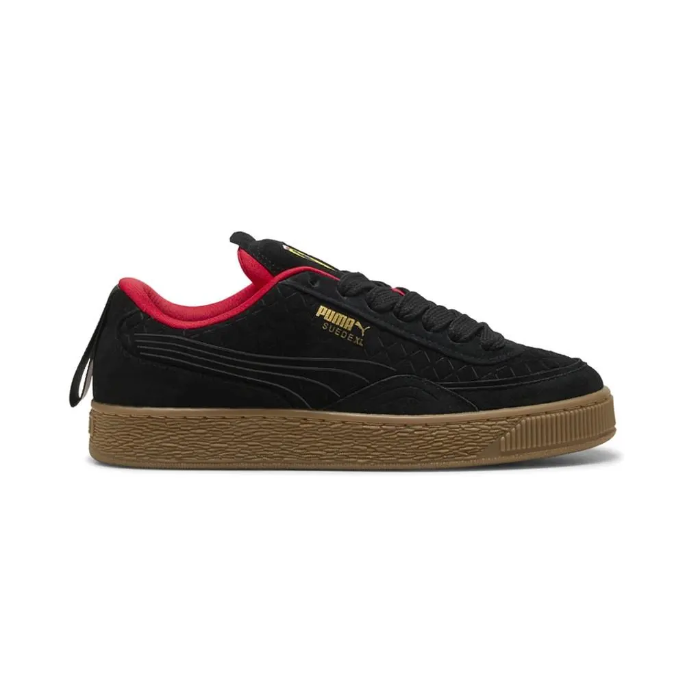 Puma Scuderia Ferrari Suede Xl Mtsp Lace Up Mens Black Sneakers Casual Shoes 30