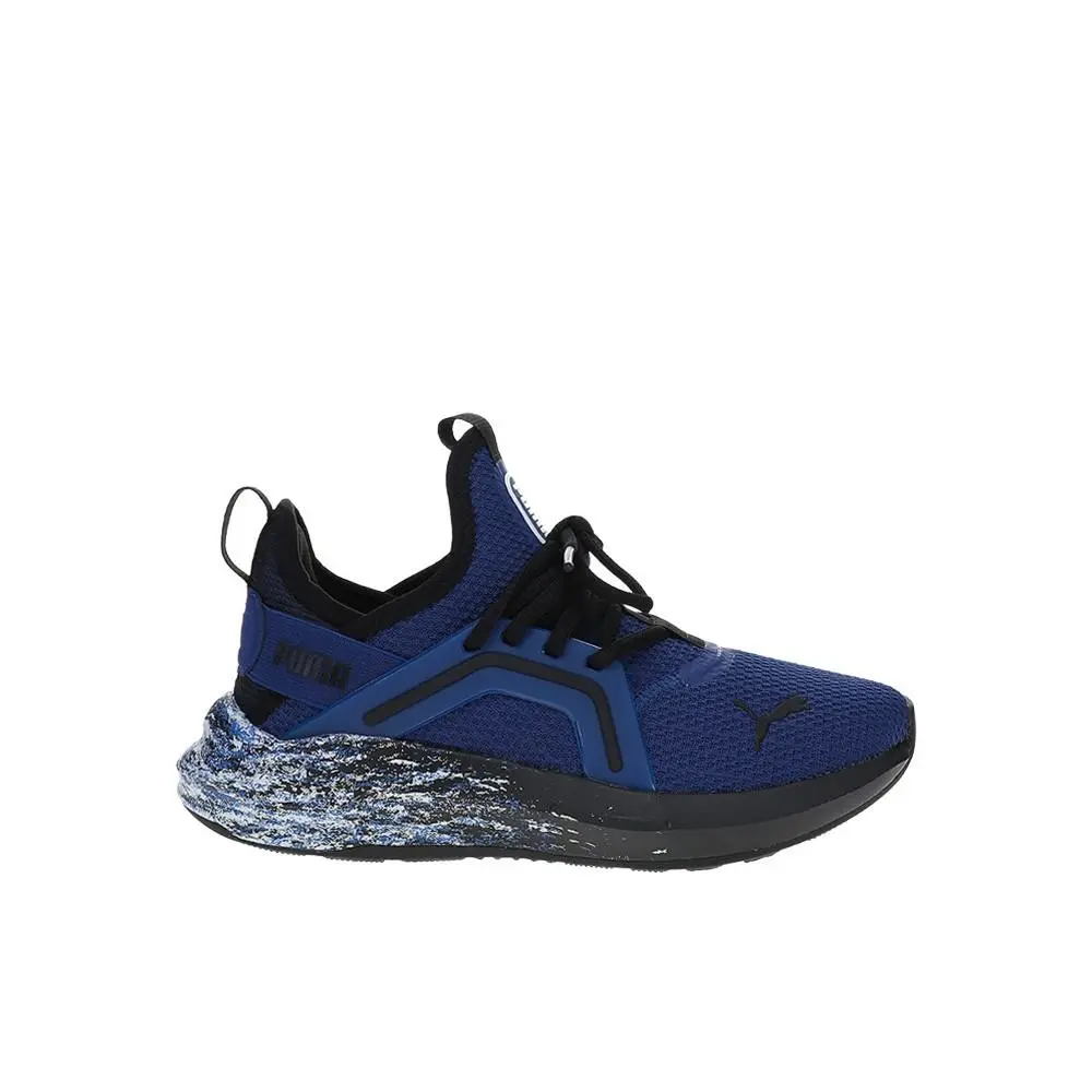 Puma Soft Enzo 5 Blizzrizz Lace Up Youth Boys Blue Sneakers Casual Shoes 405246