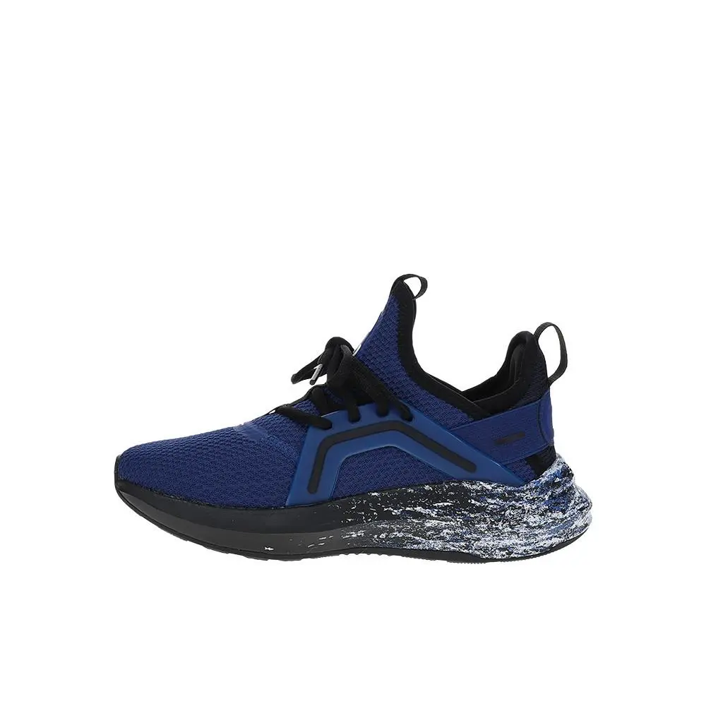 Puma shoes - PUMA Soft Enzo 5 Blizzrizz Lace Up  Youth - 40524601 - Blue 1