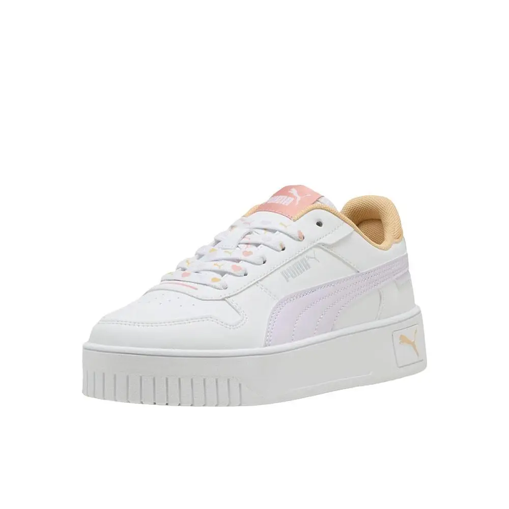 Puma shoes - PUMA Carina Street Lacey Lace Up  Youth - 40088402 - White 8