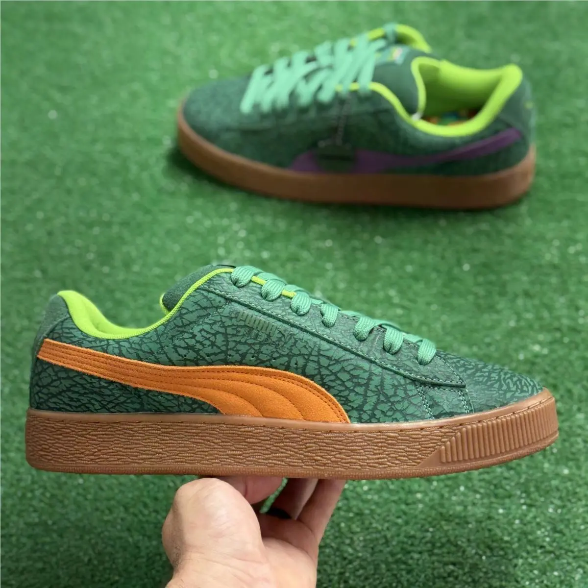 Puma Suede XL Teenage Mutant Ninja Turtles Mens 401304-01 Sz 13