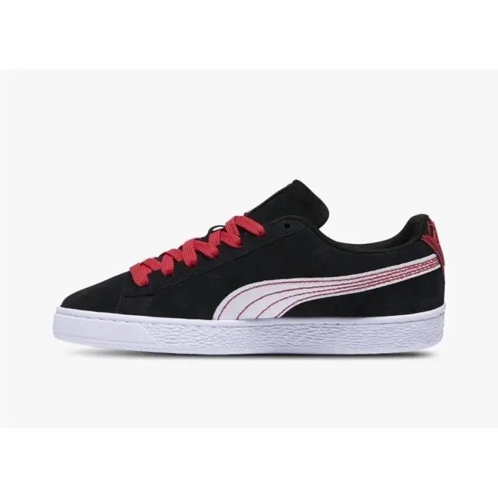 Puma shoes - PUMA Suede - Suede - 397741-01 - D NIGHT /WHITE/FALL TIME RED (UPC: 197646493850) 0