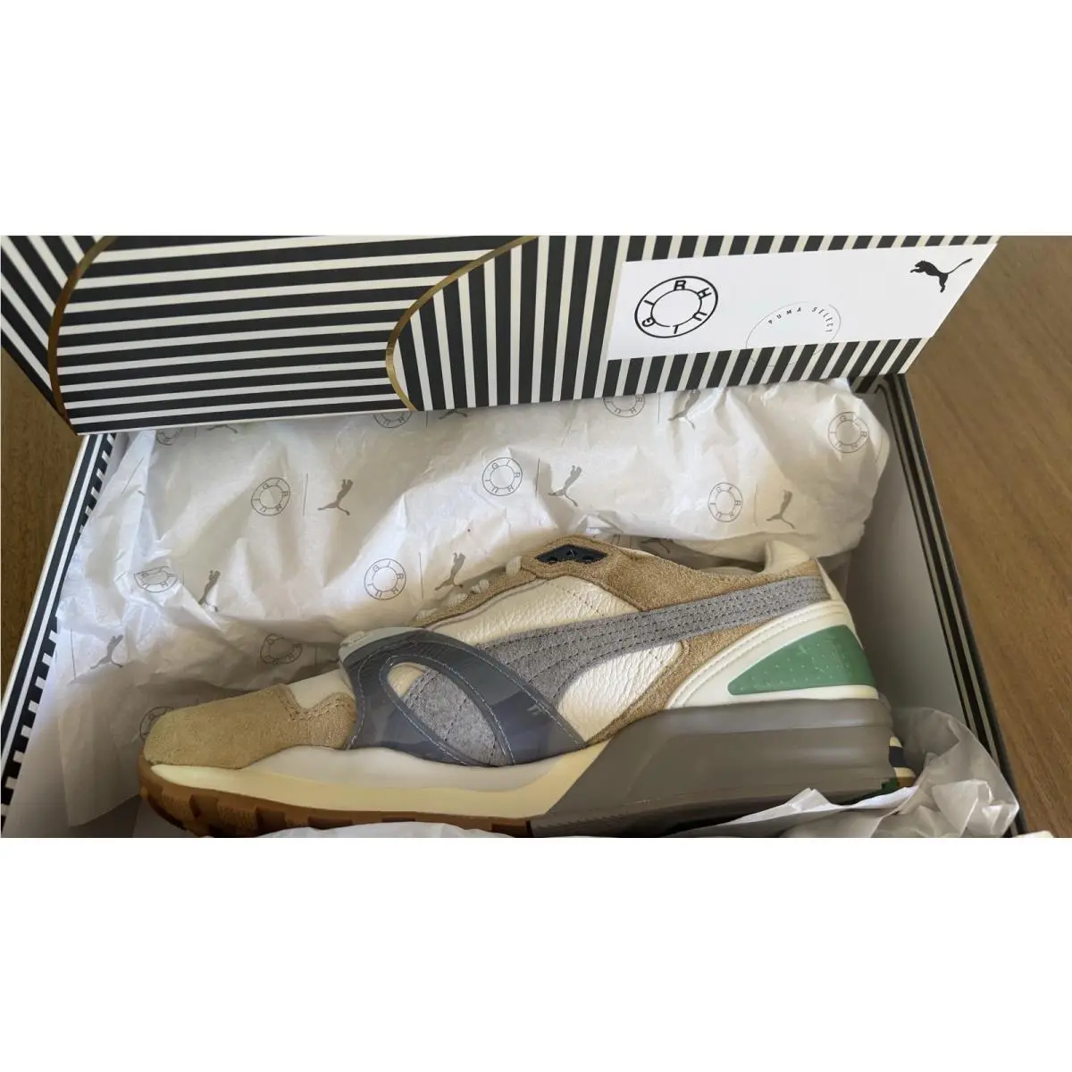 Puma shoes - PUMA Rhuigi X Trinomic Xt2 Lace Up - 39330601 - Beige 8
