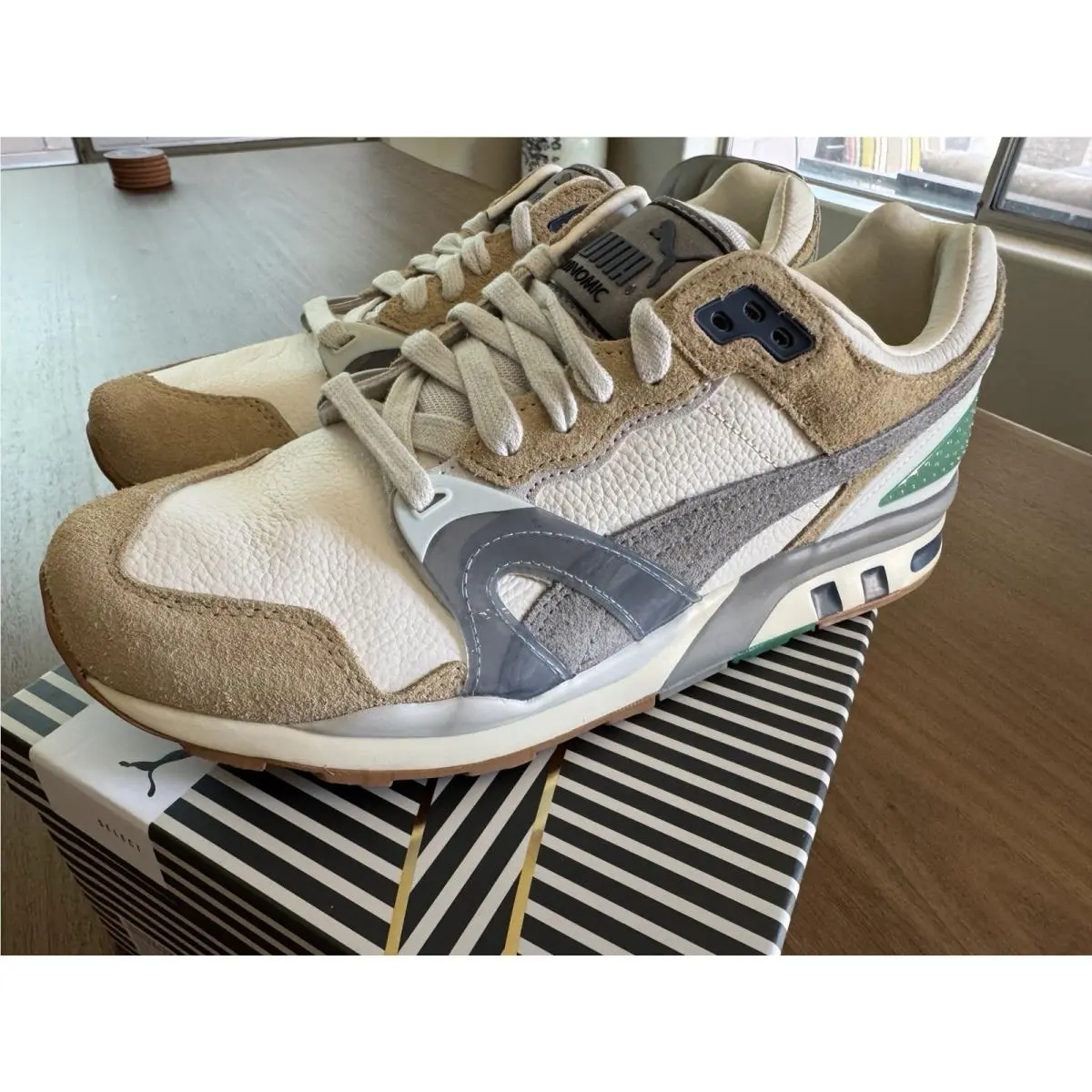 Puma shoes - PUMA Rhuigi X Trinomic Xt2 Lace Up - 39330601 - Beige 11