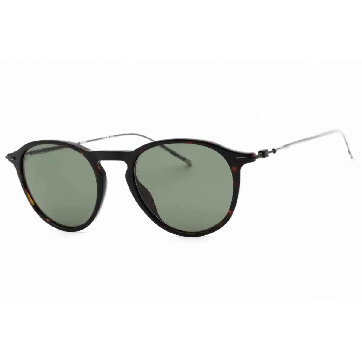 Men`s Sunglasses Havana Plastic Round Full Rim Boss 1309/S 0086 QT by Hugo Boss