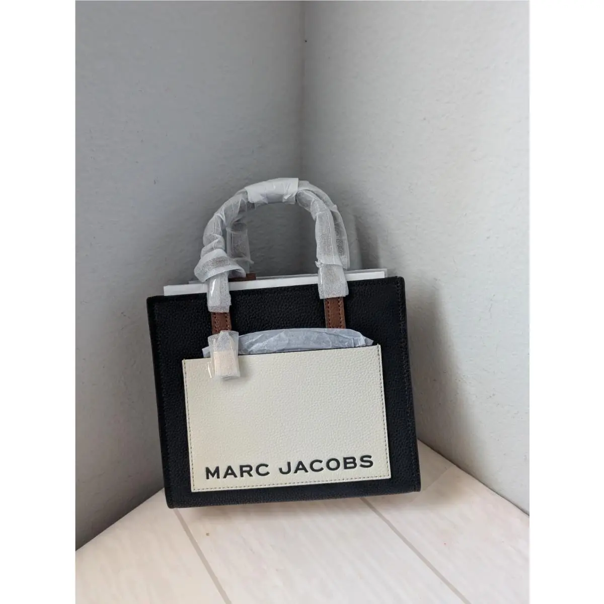 Marc Jacobs Mini CB Bold Grind Tote Crossbody in Black Multi