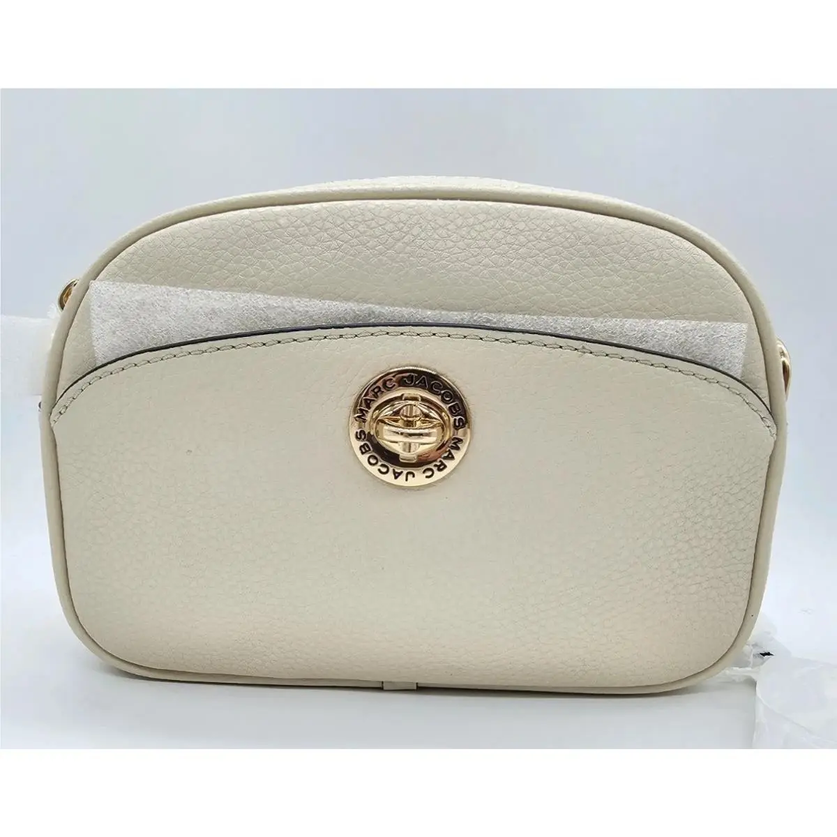 Marc Jacobs Signet Shoulder Bag Marshmallow Gold Hardware JL026062