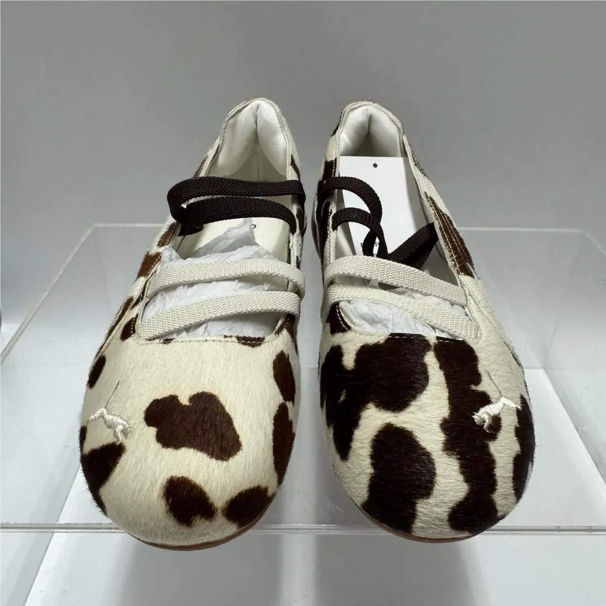 Puma shoes - Speedcat Ballet Cow Print - Speedcat Ballet Cow Print - 407787-01 - Brown 3