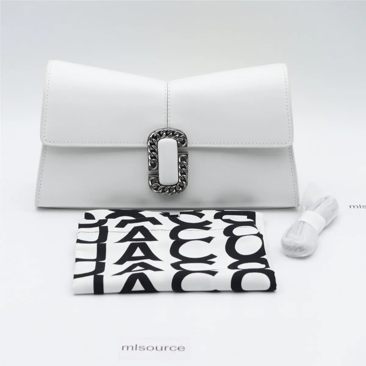 Marc Jacobs The St. Marc Convertible Leather Clutch Bag Women`s 2P3HCL002H01-100