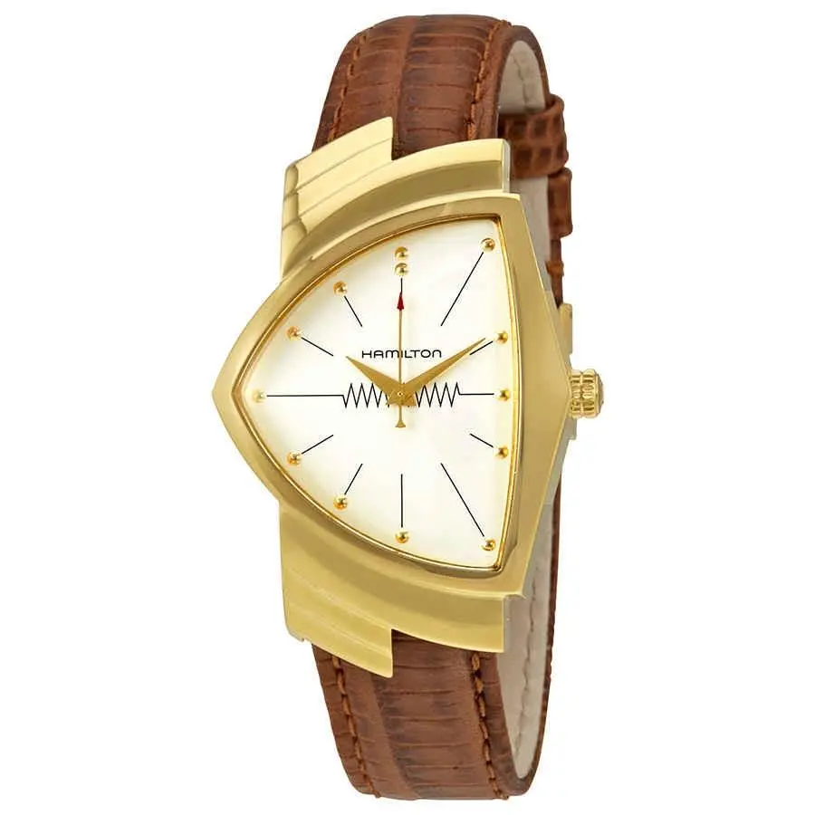 Hamilton Ventura Asymmetric White Dial Men`s Watch H24301511
