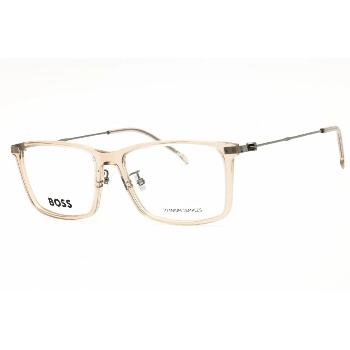Hugo Boss Boss 1621/F 0R1T 00 Beige Ruthenium 55mm Eyeglasses