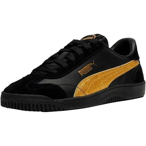 Puma shoes - PUMA Club 5V5 Glitter Lace Up - 40670601 - Black (UPC: 198556254807) 0